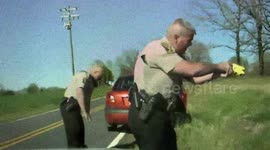 Video shows police officers beating, tasering and macing a man during a brutal roadside arrest