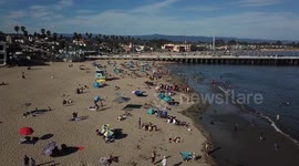 'No social distancing?' Santa Cruz beaches in California are full amid COVID-19