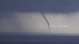 Massive waterspout near Genoa,Italy in stunning 4K resolution