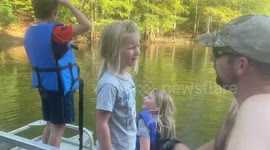 US girl bursts into tears after dad explains she can't have dead fish as a pet
