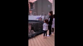 Navy Sailor Surprised His Little Sisters