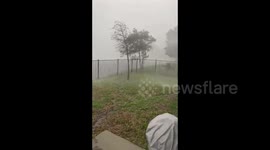 US: Storm Hits Northeast FL With High Wind And Hail