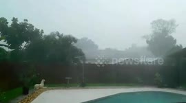 US: Storm Hits Northeast FL With High Wind And Hail 2