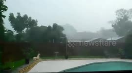 Storms pelt St. Augustine, Florida
