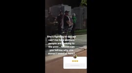 explaining to the cops