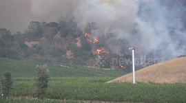 Wine country facing fierce fires threatening historic locales, evacuations forced in Napa Valley, CA