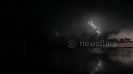 Intense lightning showers spotted in Florida Keys