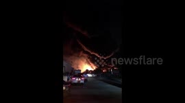 US: Fire Erupts At Poly-America Site In Grand Prairie, TX 6