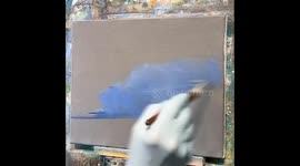 Timelapse Painting Inspired By the Ocean