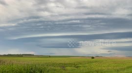 Amazing storm cloud over Minnesota