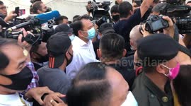 Protesters clash with police as Thai politician pushes through crowds at student rally