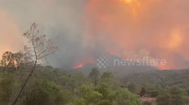 US: Hennessey Fire Burns Over 2,700 Acres In Northern California