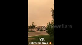 US: SCU Lightning Complex Fire Causes Terrible Air Quality In CA 2
