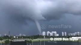 US: Waterspout Spotted Off South Florida 2