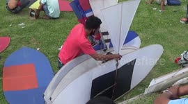 Padang Indonesia Traditional Kite Competition