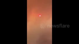 Sonoma County, Calif. skies turn orange due to massive wildfires