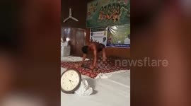 Indian wrestler attempts to break world record for most 'burpees' in one hour