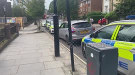Police at scene of alleged stabbing in Islington, London
