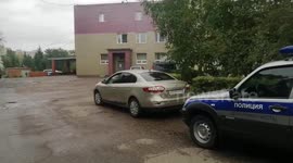 Police seen outside hospital where Russian opposition politician Navalny is being treated