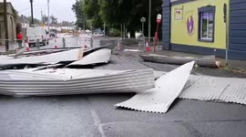 Storm Ellen blows roof off building in south of Ireland