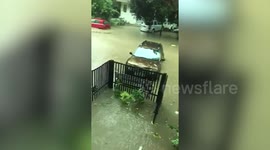 Homes flooded as monsoon rains hit Delhi, India