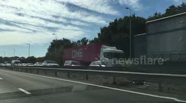 A12 traffic: Video shows standstill near Marks Tey in Essex after police shut road 3/3