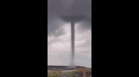 Waterspout spotted off coast of St. Simons, Georgia