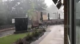 Severe thunderstorm strikes Central Alabama