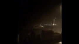 Storm Ellen 2am Criccieth, North Wales