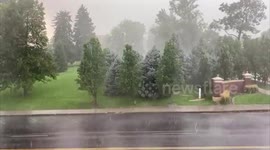Northeastern Colorado pelted with hail, isolated thunderstorms, hellacious rain