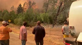 Ranchers prepare to battle wildfire in Napa Ca hills