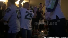Seahawks fans' emotional roller coaster during Super Bowl