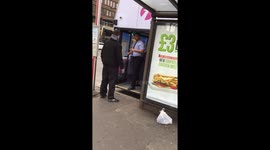 Manchester Piccadilly Buss Fight Original Official Clip