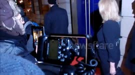 Stars depart the BAFTA film gala dinner in London