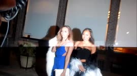 Little Mix's Jade and Leigh-Anne depart fashion party in London