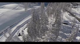 EMOTIONS OF LIGHT - Snow filmed with a drone Italy 2015