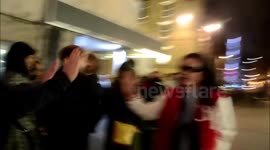 Tommy Wiseau greets fans in London