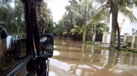 Heavy flooding in Jakarta
