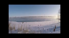 St-Lawrence River at -24 Celsius