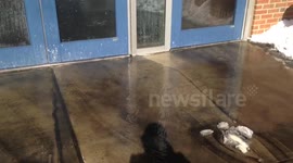 Freezing weather bursts pipe at University of Connecticut