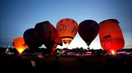 Air Balloon Glow Night - Temple Newsam  - Leeds