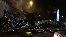 Huge truck fire closes Interstate 4 in Orlando, Florida