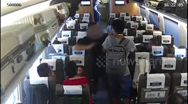 Fight breaks out on Chinese train after man refuses to give up seat