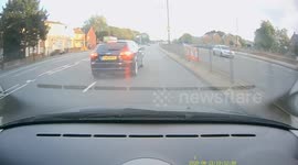 Crazy driver in Birmingham UK