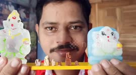 Indian craftsman makes minuscule Ganesha idols out of eco-friendly salt