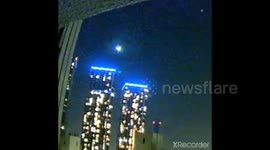 Fireball streaks across Tokyo sky