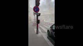 France: Fire Breaks Out At Saint-Lazare Station In Paris