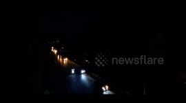 Power cut in Gaza City