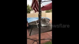 US: Gusty Wind Hits Pahrump, Nevada