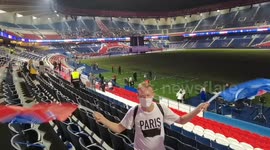 Allez Paris (part of a series of videos about the UEFA Champions League final, watching the live broadcast at Parc des Princes, Paris, after having hitchhiked for 200 km, getting offered a ticket on match day)